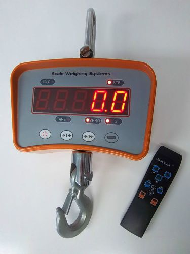 SWS-7910  600 x .2 lb Digital Hanging Crane Scale with Wireless Remote Control