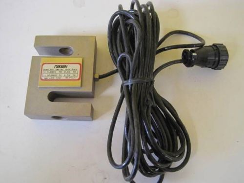 Nikkel Load Cell S Type Model: NS-5K 5,000 Lbs Weight: 4 lbs Used