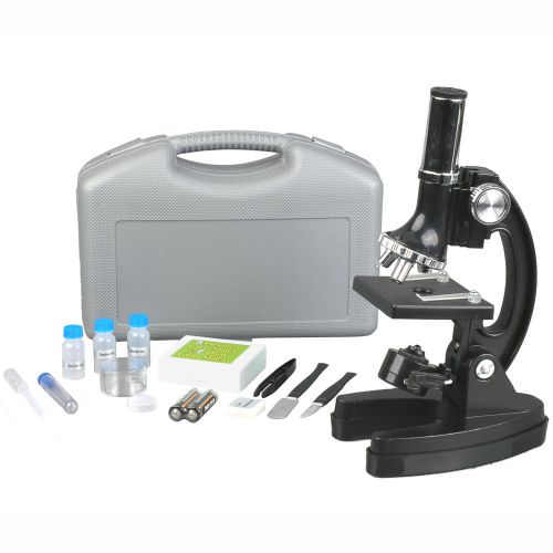 300X-600X-1200X Educational Beginner Biological Microscope Kit with Metal Frame