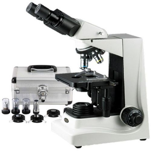 Phase contrast binocular compound microscope 40x-1600x for sale