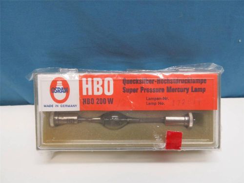 Osram Super Pressure Mercury Lamp HBO 200W Vintage Germany NEW