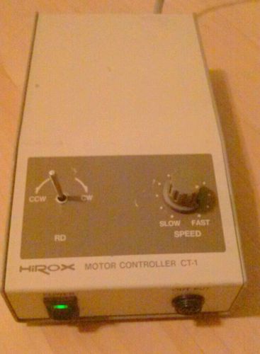Hirox CT-1 ROTARY HEAD MOTOR CONTROLLER FOR KH MICROSCOPE. USED, UNTESTED
