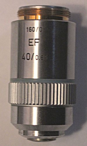 Leitz Wetzlar EF 40x/0.65 160/0 Microscope Objective
