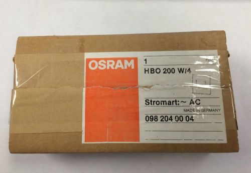 Osram HBO 200 W/4 L1 Mercury Short Arc Lamp Bulb - 200W, 61V