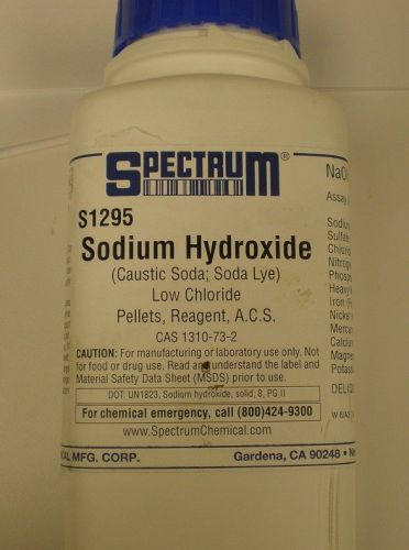 1/2 lb 8 Oz - Sodium Hydroxide, Caustic Soda, Lye, NaOH 99%