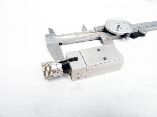 Miniature precision linear motion translation x stage 5.5 mm travel #3973 for sale