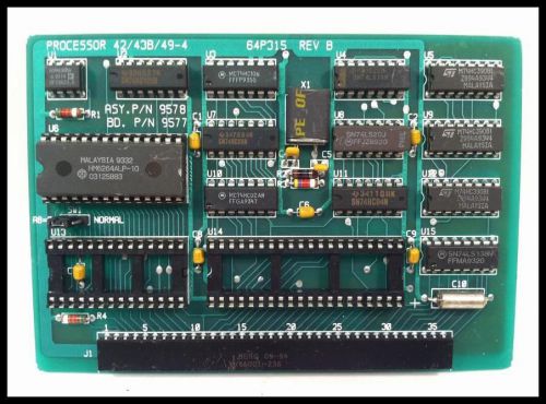 Thermo Environmental Processor Board Model 42/43B/49-4 64P315 Rev B PN 9578 9577