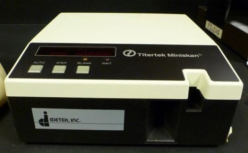 Titertek Miniskan 330 in good condition with Manual manufactured 1983