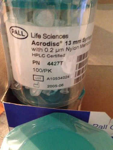 Pall acrodisc 13mm syringe filter with 0.2?m nylon membrane pn 4427t(qty-300) for sale