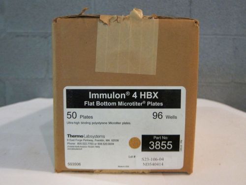 Immulon 3855, 4 HBX Ultra high Binding Microliter Plate, Box of 50