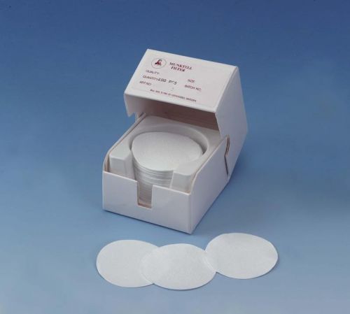 Filter paper grade 389 125mm munktell  (100 pieces) for sale