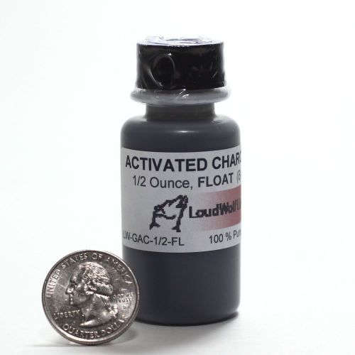 Activated Charcoal FLOAT  Reagent Grade  0.5 Oz  SHIPS FAST from USA