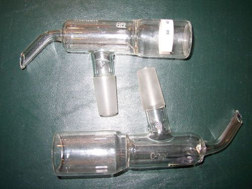 Lot of 2 fixed volume repetitive dispensers, 60 and 80 ml, made by Markson.