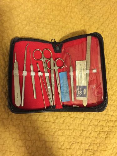 Complete Dissection Kit Pincers Scissors NOTHING MISSING