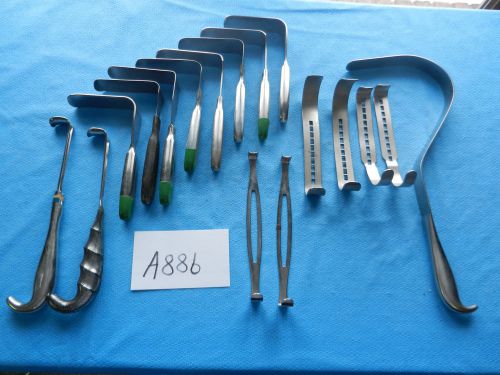 Jarit Sklar ZSI Weck Surgical Retractors   Lot of 17