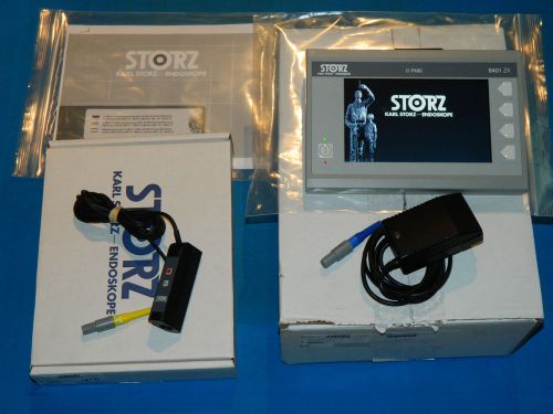STORZ model 8401-ZX C-MAC video laryngoscope monitor with 8401-X and Charger