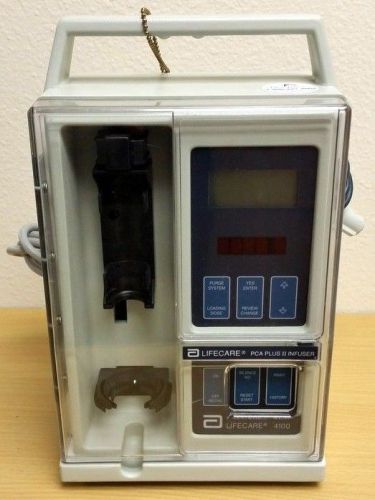 Abbott lifecare 4100 pca ii pump - new battery, patient ready (90 days warranty) for sale