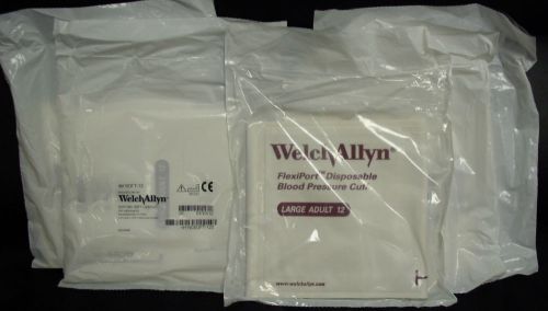 5 Welch Allyn Flexiport Disposable Blood Pressure Cuffs #SOFT-12