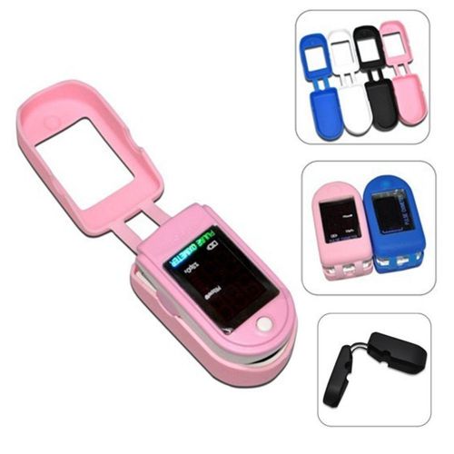 Free Shipping NEW SOFT RUBBER CASE for Pulse Oximeter