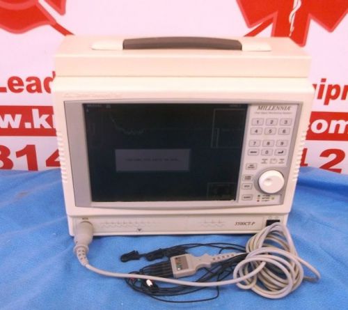 Invivo research millennia 3500 ct-p patient monitor with ecg cable for sale