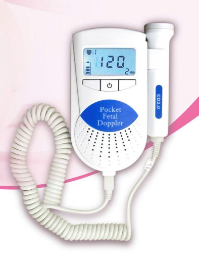 Fetal doppler,baby heart hr prenatal heart monitor,sonolineb,free gel,2m probe for sale