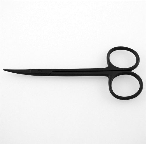 Iris Scissors 4.5&#034; Curved Non Reflective Black Surface, Surgical Instruments