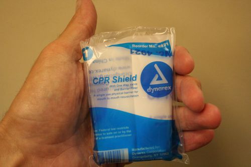 Cpr shield -one way valve and barrier filter for mouth to mouth - first aid for sale