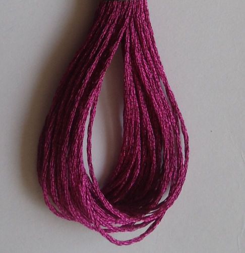 Anchor Light Effect Metallic Embroidery Thread Floss Skeins Dark Pink Color