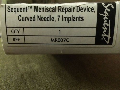 Linvatec sequent meniscal repair device 7 implants for sale