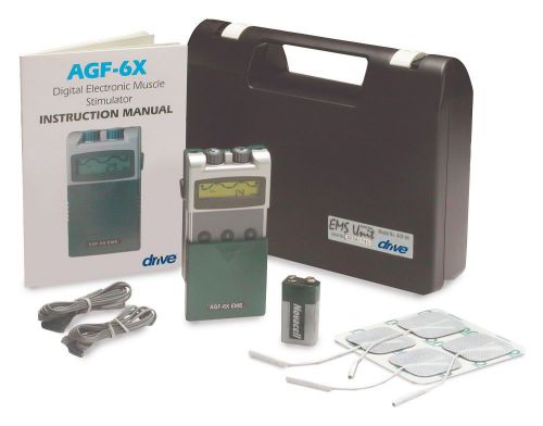 AGF-6X  Portable Digital EMS with Timer and Carrying Case