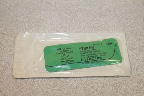 ETHICON 4-0 1.5M 18&#034; 45CM ETHILON PLIABILIZIED NYLON EXP JUL/2015