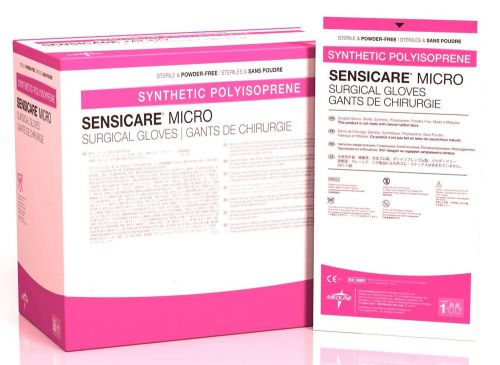 200- New Medline Sensicare Micro Surgical Exam Gloves Size 6 7 8  Medical 2016