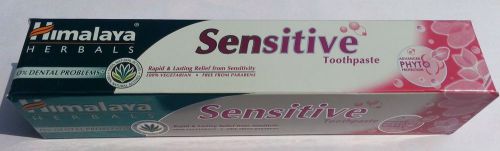 3x Himalaya Herbals Sensitive Toothpaste 100gm Relief Sensitive Teeth with Herbs