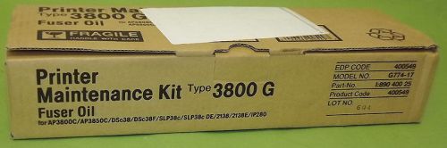New ricoh g774-17 printer maintenance kit 3800g fuser oil 400549 cartridge for sale