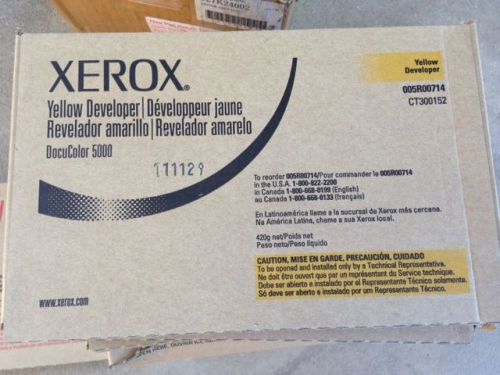 XEROX DOCUCOLOR 5000 DEVELOPER 005R00714 YELLOW