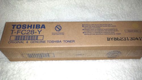 Genuine Toshiba T-FC28-Y Yellow Toner