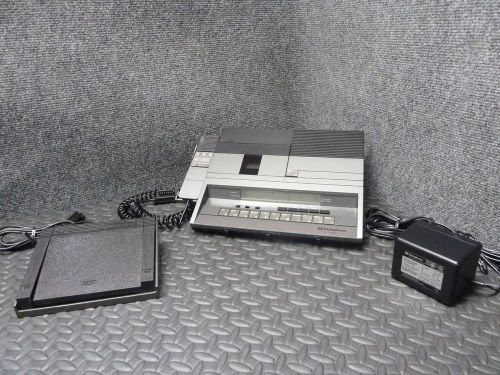 Ships free! dictaphone 2720 desktop cassette transcriber recorder &amp; foot pedal for sale