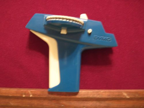 Vintage:  dymo  home  label  maker  -  blue  1972? model 1800?  good condition for sale