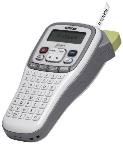 Brother international pth100 p-touch pt-h100 label maker, 2 lines, 4-3/8w x for sale