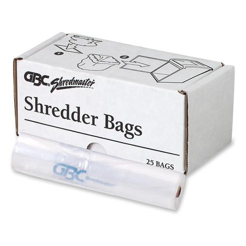 Swingline poly shredder bags,medium up to 19 gallon,25/box,clear [id 156607] for sale