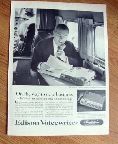 1956 Edison Voicewriter Ad