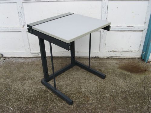 FOLDING WORKSTATION COMPUTER TABLE Italy -Makio Hasuike- INDUSTRIAL MID CENTURY