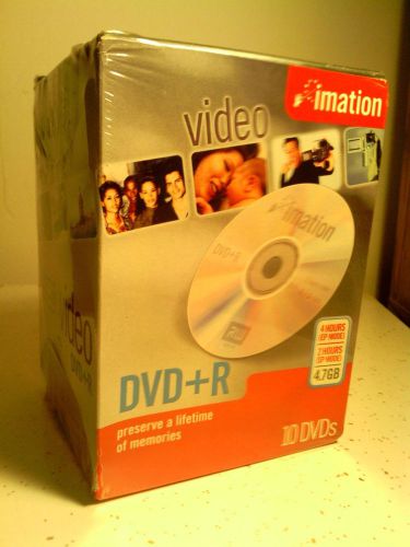 10-pack Imation DVD + R 4.7GB in presention case