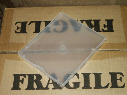 50 (1 Case) 5MM ULTRA SLIM CLEAR CD/DVD POLY CASES