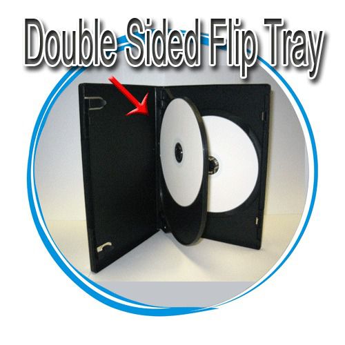 100 new slim multi 3 triple dvd cases, no logo  psd56 for sale