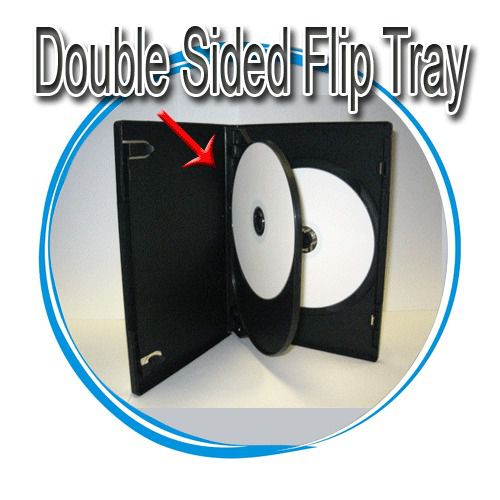 100 NEW SLIM MULTI 3 TRIPLE DVD CASES, NO LOGO  PSD56