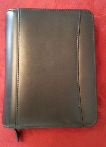 Franklin planner compact leather binder - excellent condition, extras! for sale