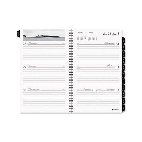 At-a-glance executive fashion weekly/monthly planner refill, 4 5/8 x 8, 2014 for sale