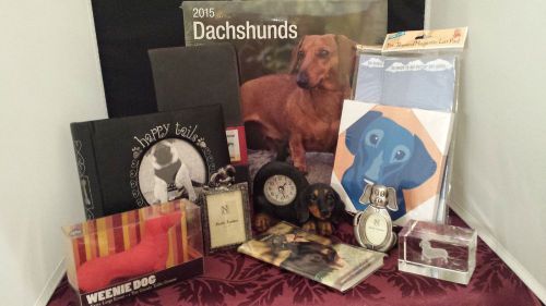 Dachshund themed office supply basket for sale