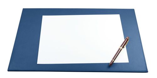 LUCRIN - Desk pad 17.5 x 10.8 inches - Smooth Cow Leather - Royal Blue